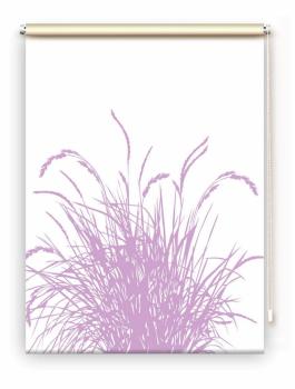 Rollo Reed24 flieder blanco, Rollo, Motivrollo, Rollo mit Druck, Fotorollo, bedrucktes Rollo, Fensterrollo,verdunkelndes Rollo, Sonnenschutz Rollo